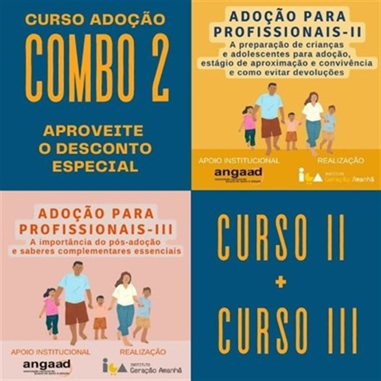 COMBO 2 - ADOÇÃO PARA PROFISSIONAIS II E III